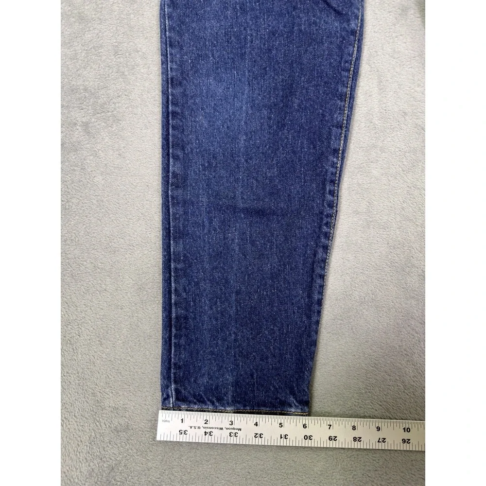 Vintage Banana Republic Jeans Womens 6 Blue Tapered Button Fly Denim Made In USA